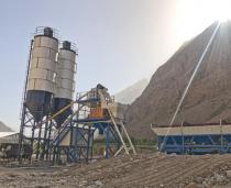 Shantui Jianyou Concrete Mixing Station in Tajikistan