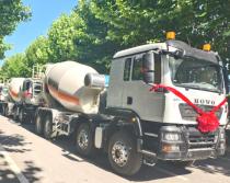 Shantui mixer trucks went to Egypt in batches to help upgrade the infrastructure